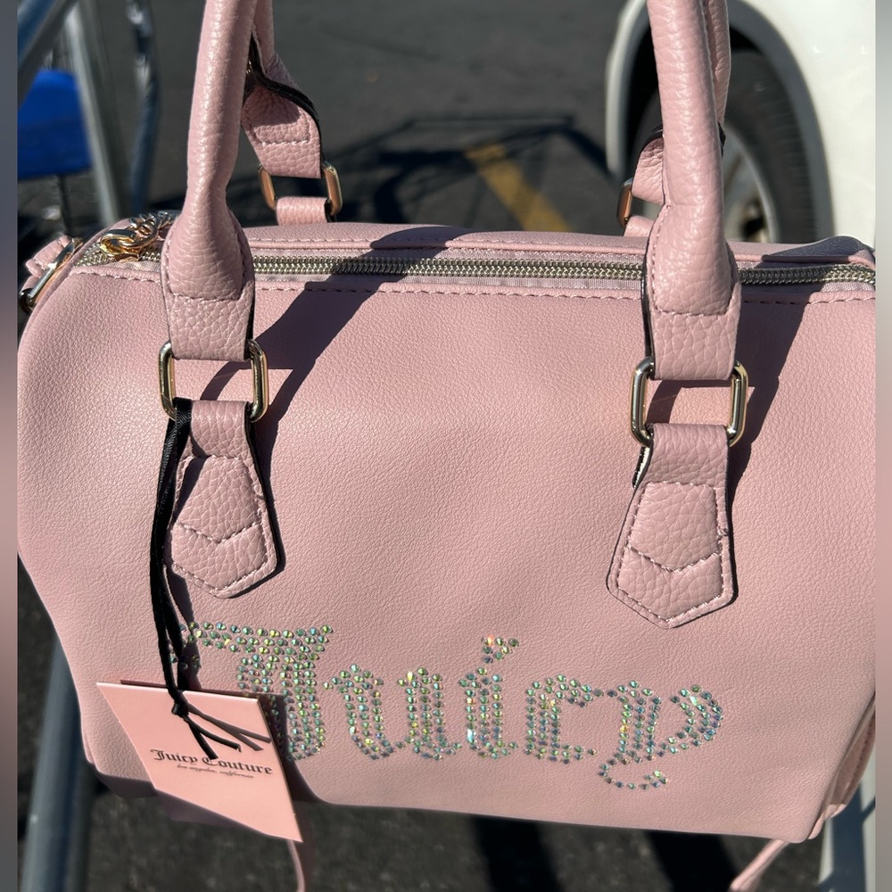 Juicy Couture Rhinestone Bowler Purse